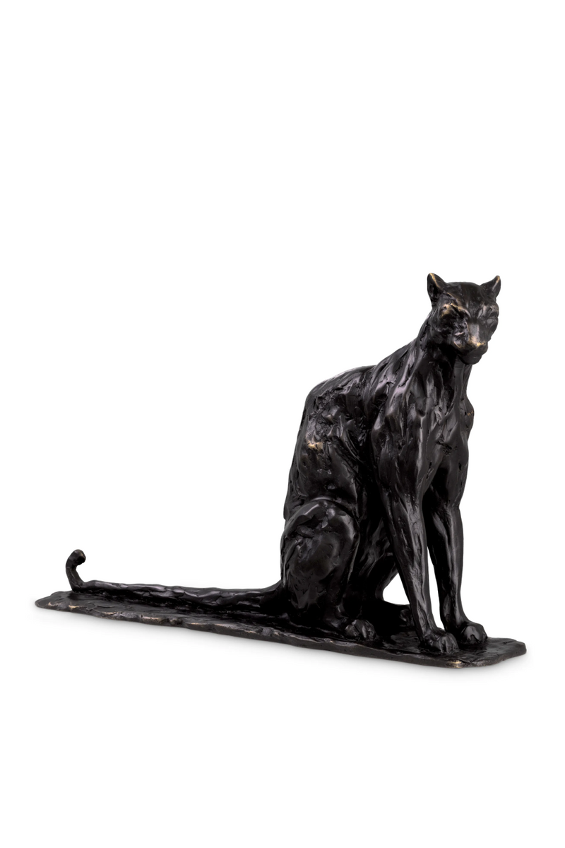 Bronze Decorative Sculpture | Eichholtz Sitting Panther | Eichholtzmiami.com
