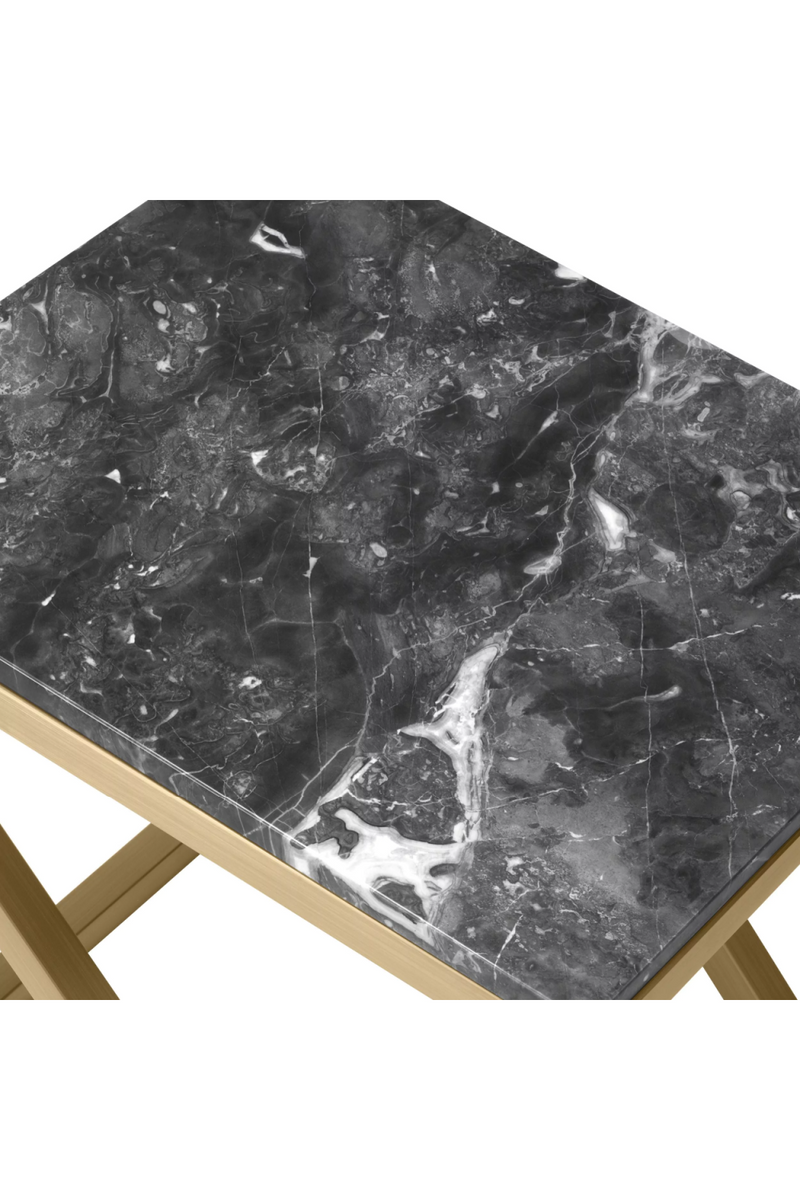 Contemporary Marble Side Table | Eichholtz Criss Cross | Eichholtzmiami.com