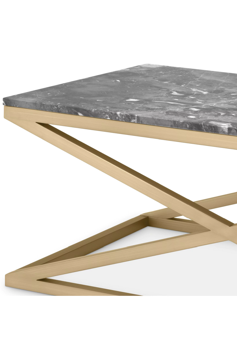 Rectangular Marble Coffee Table | Eichholtz Criss Cross | Eichholtzmiami.com