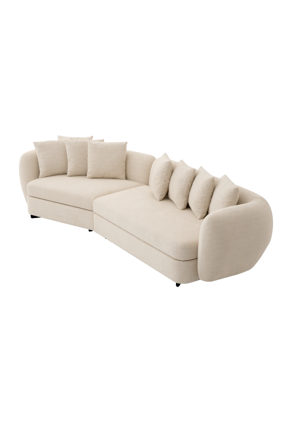 Beige Modern Sofa With Cushions | Eichholtz Sidney | Eichholtz Miami