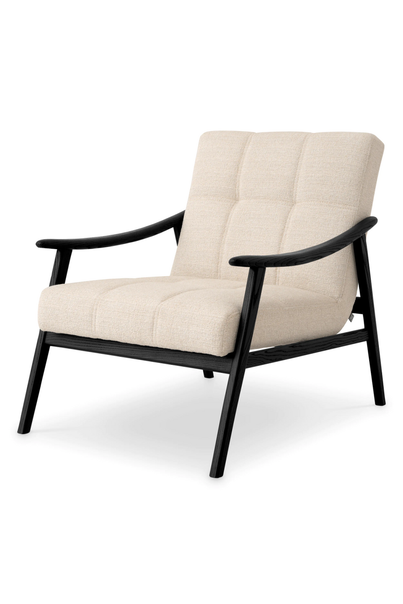 Black Frame Cushioned Lounge Chair | Eichholtz Mortensen | Eichholtzmiami.com