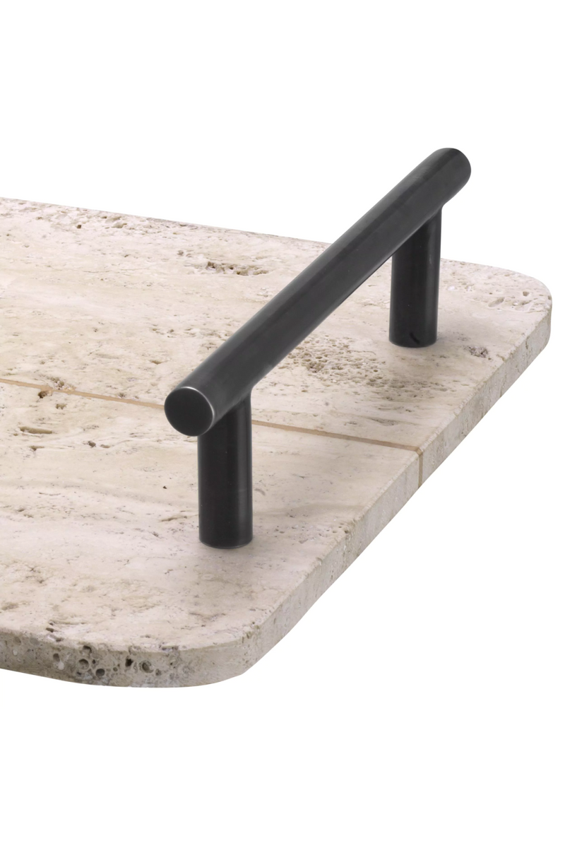 Modern Travertine Tray | Eichholtz Ugo | Oroatrade.com