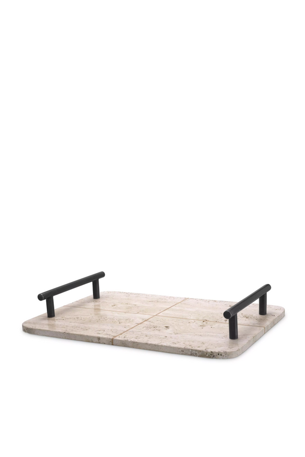 Modern Travertine Tray | Eichholtz Ugo | Oroatrade.com