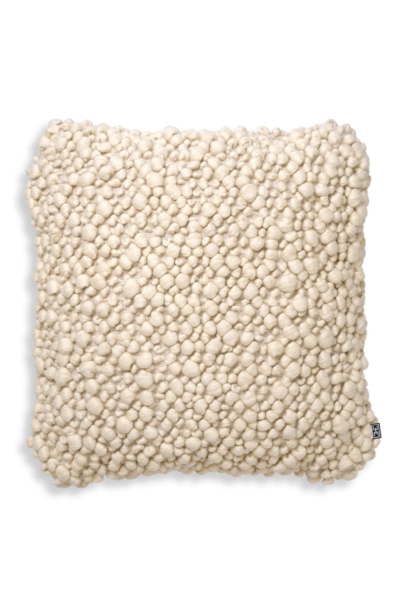 White Wool Cushion | Eichholtz Schillinger | Eichholtzmiami.com