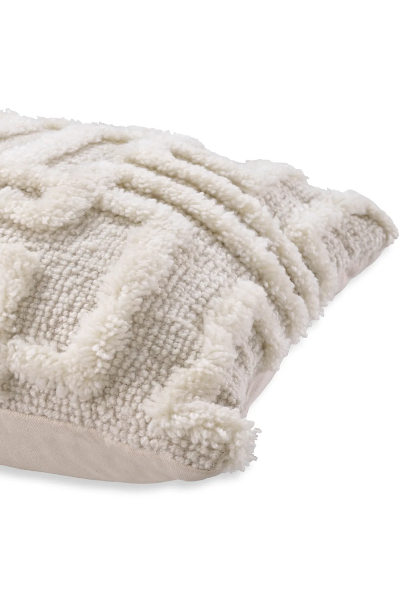 Maze Patterned Wool Cushion | Eichholtz Amphion | Eichholtzmiami.com