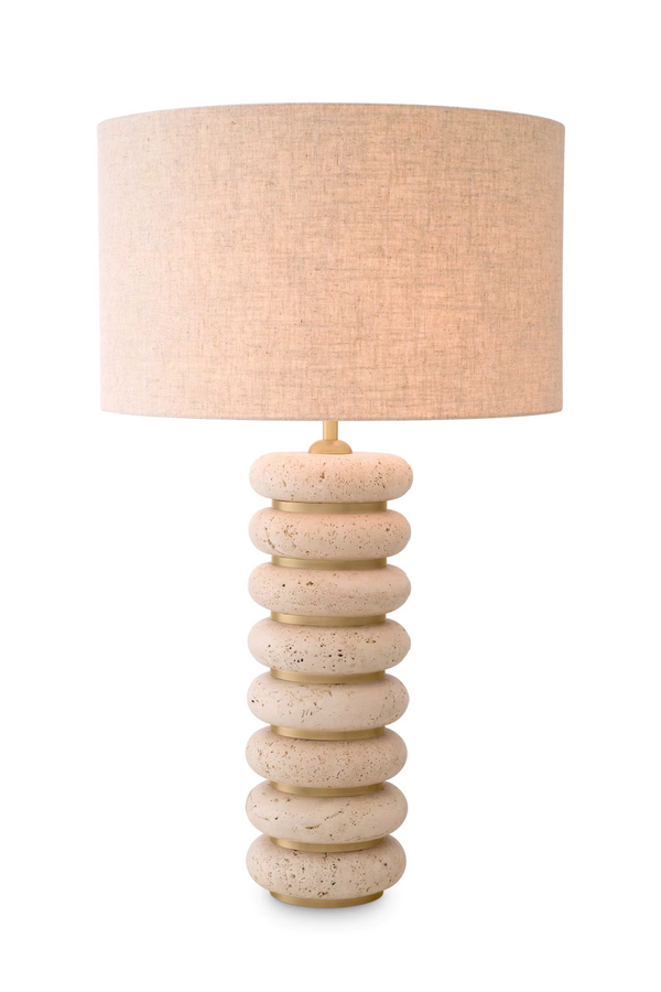 Sculptural Travertine Table Lamp | Eichholtz Baron | Eichholtzmiami.com