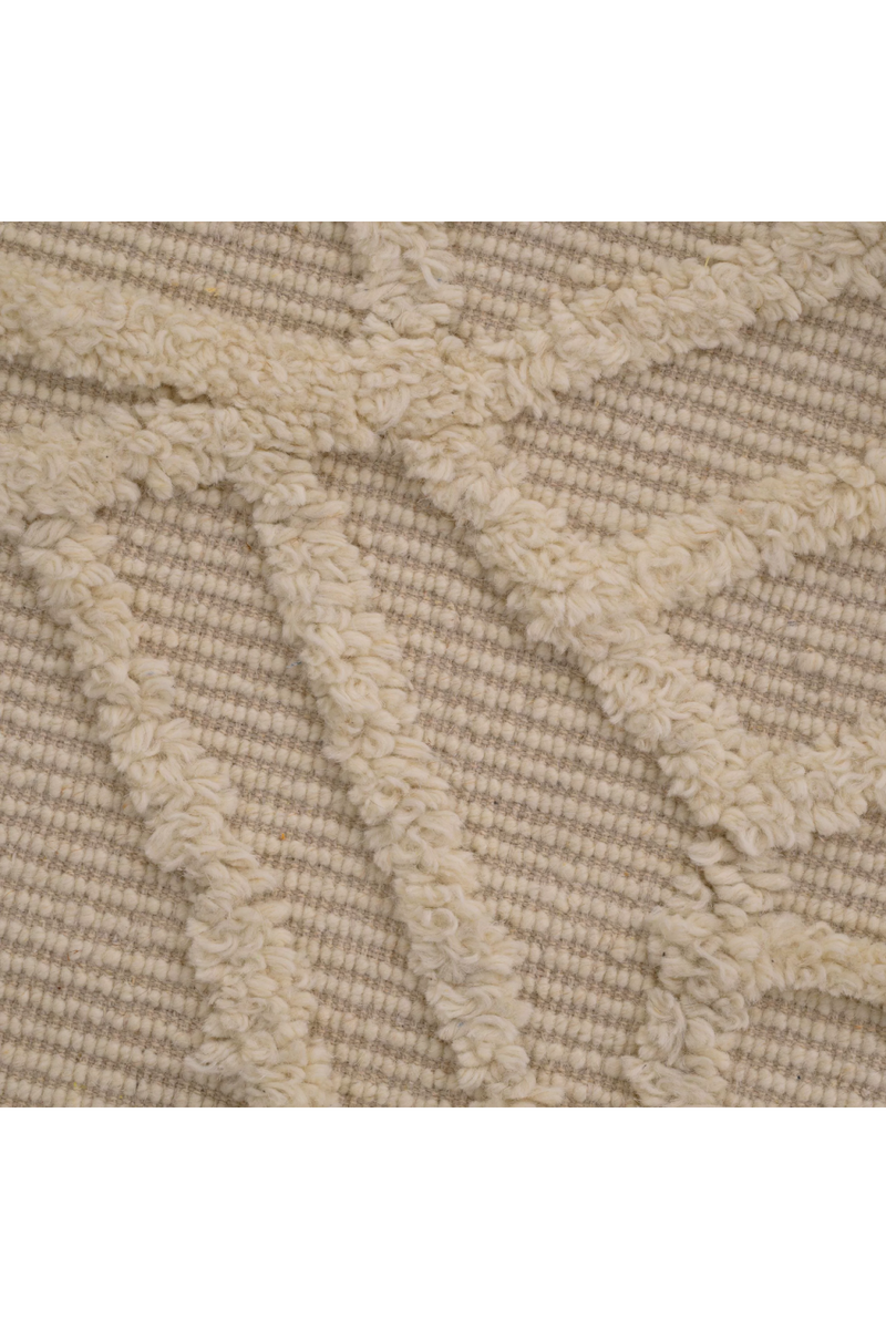 Cream Handwoven Wool Carpet | Eichholtz San Juan | Eichholtzmiami.com