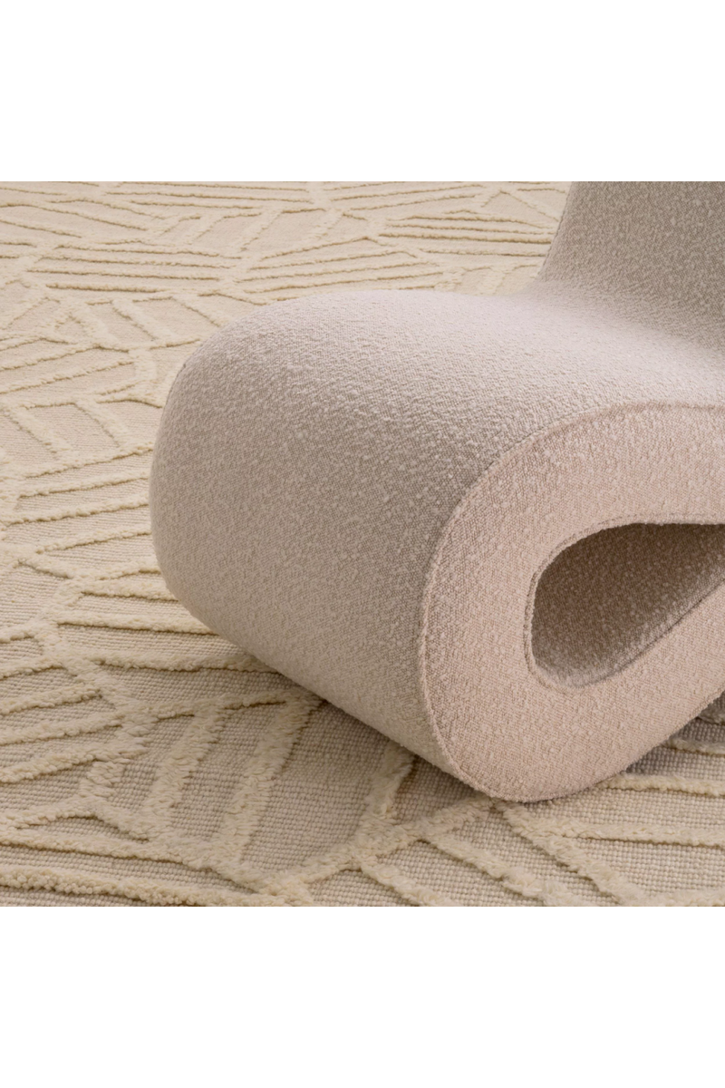 Cream Handwoven Wool Carpet | Eichholtz San Juan | Eichholtzmiami.com