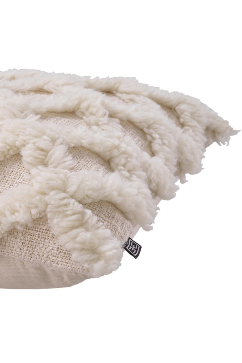 Contemporary White Wool Cushion | Eichholtz Arsenio | Eichholtzmiami.com