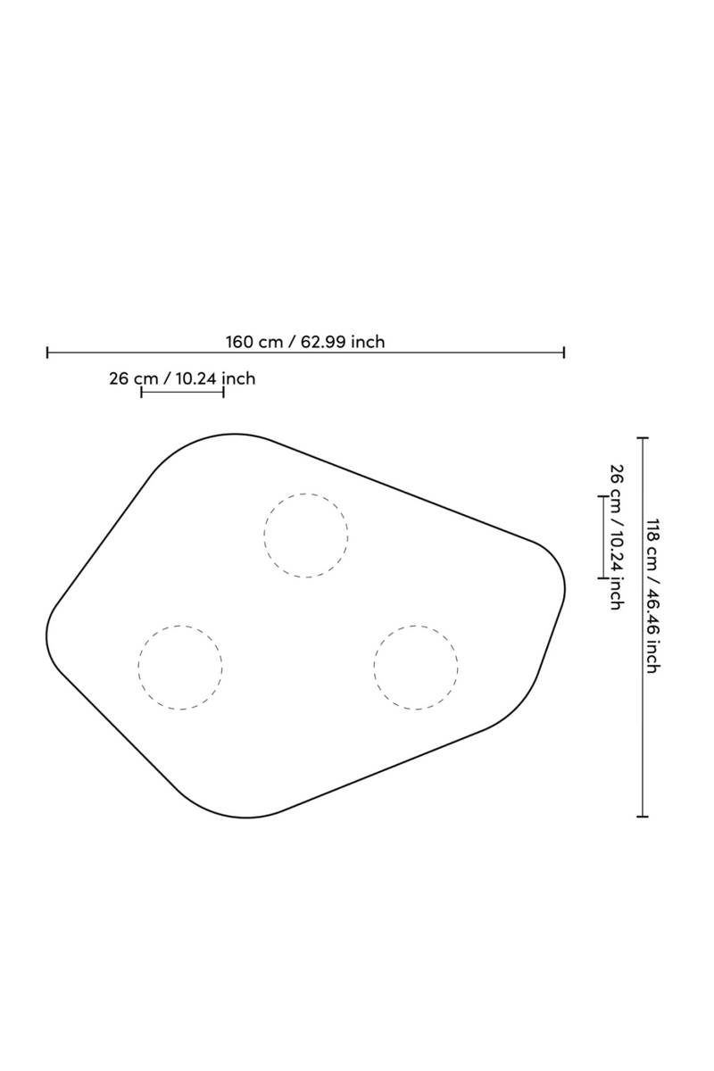 White Free Form Coffee Table | Eichholtz Matiz | Eichholtzmiami.com