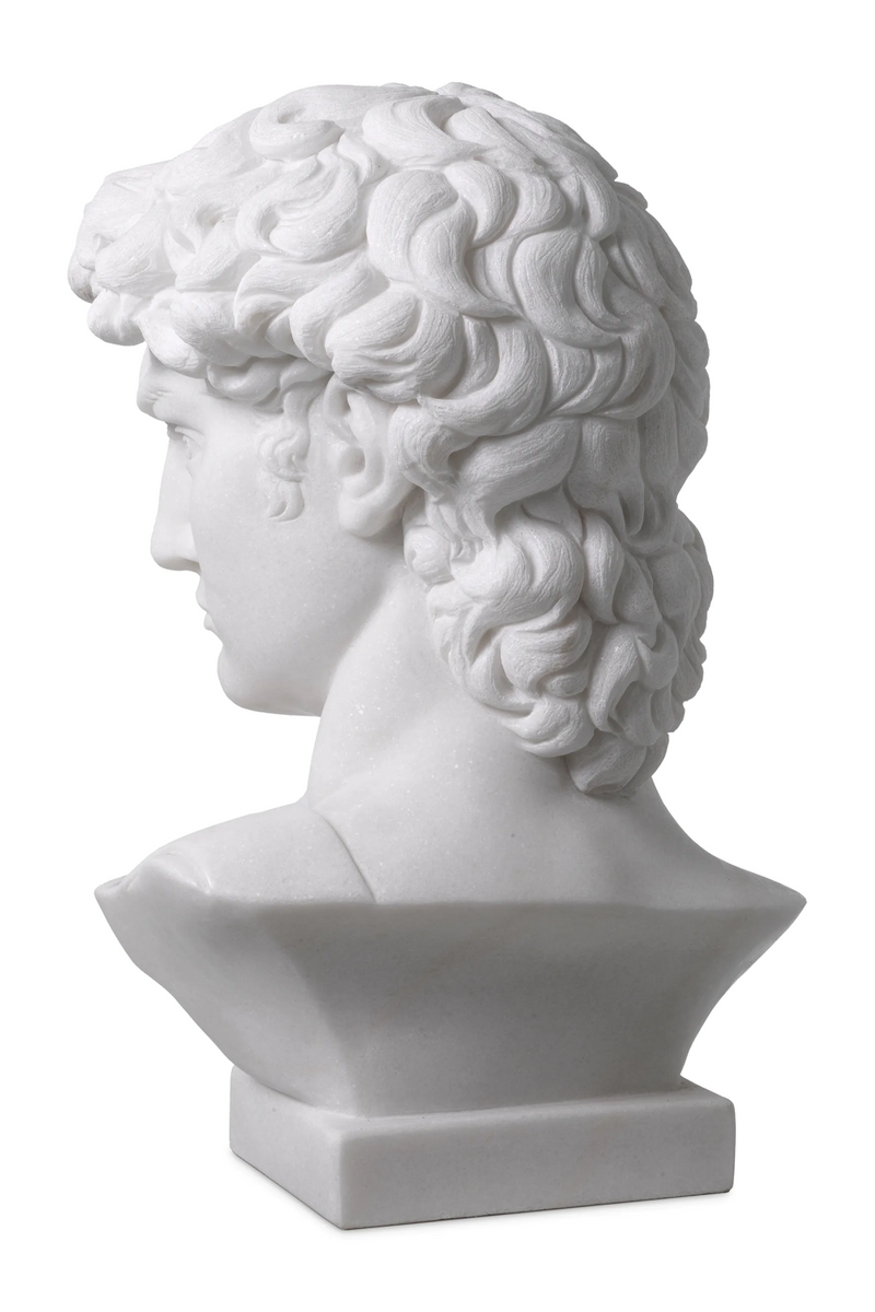 White Marble Head Sculpture | Eichholtz David | Eichholtzmiami.com