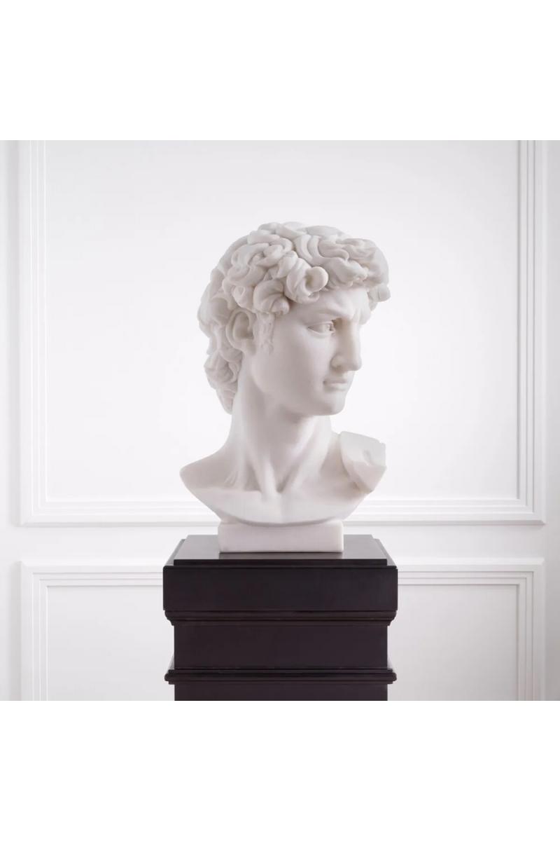 White Marble Head Sculpture | Eichholtz David | Eichholtzmiami.com