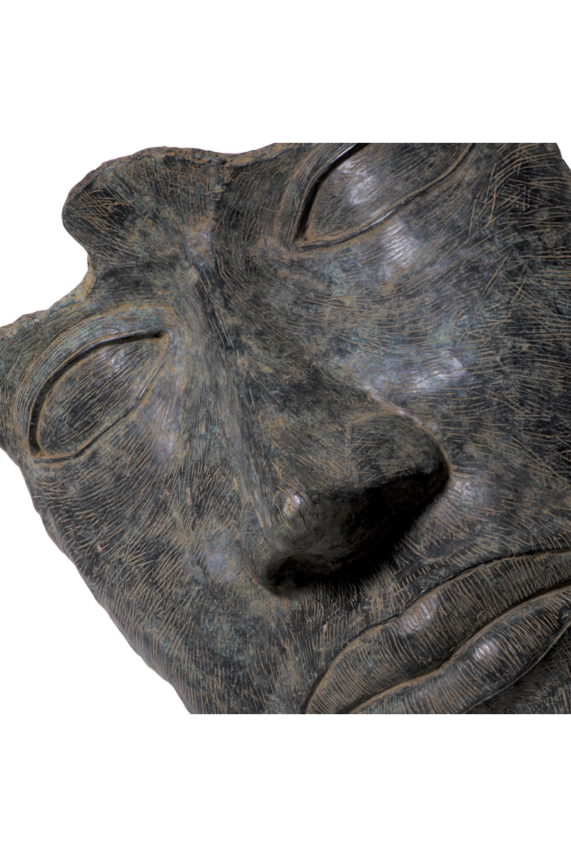 Antique Bronze Face Sculpture | Eichholtz Heros | Eichholtzmiami.com