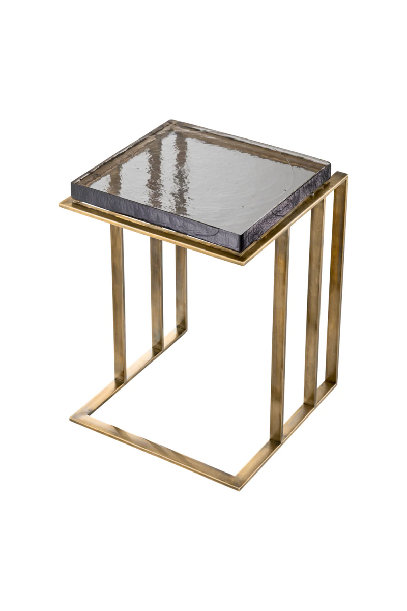 Brass Square Side Table | Eichholtz Crescent