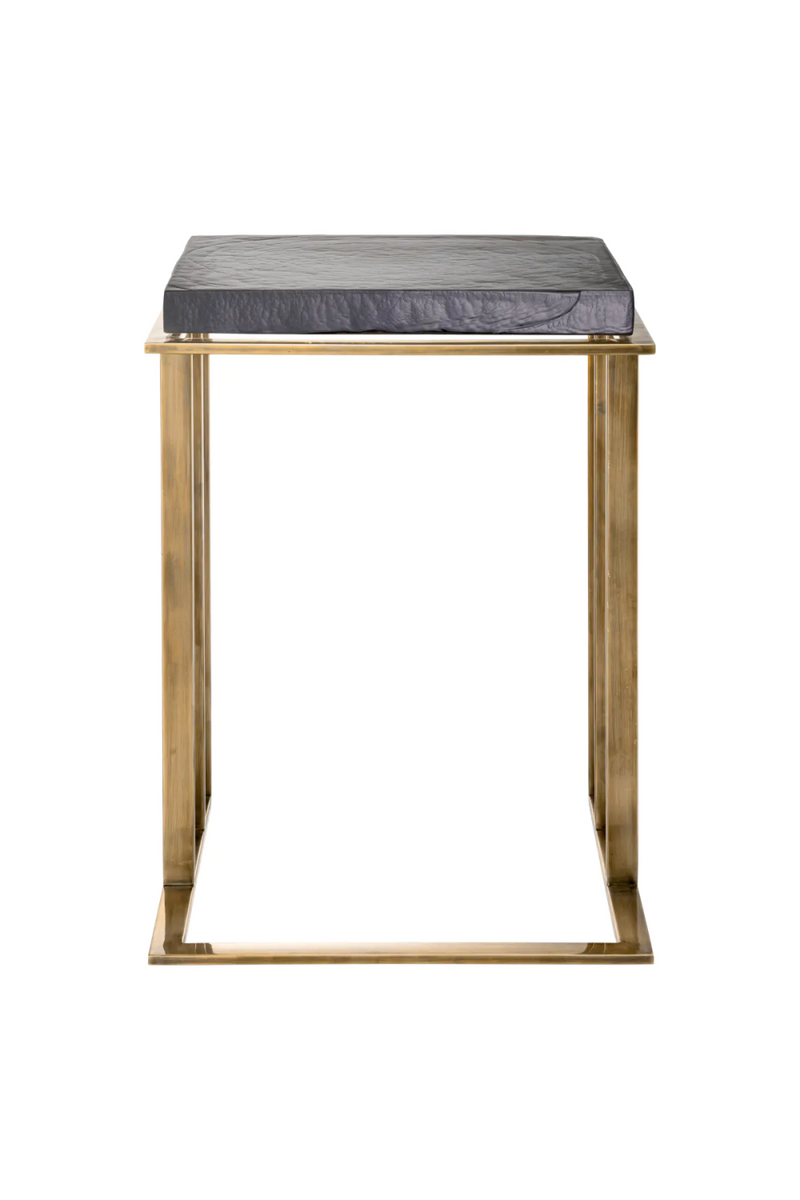 Brass Square Side Table | Eichholtz Crescent