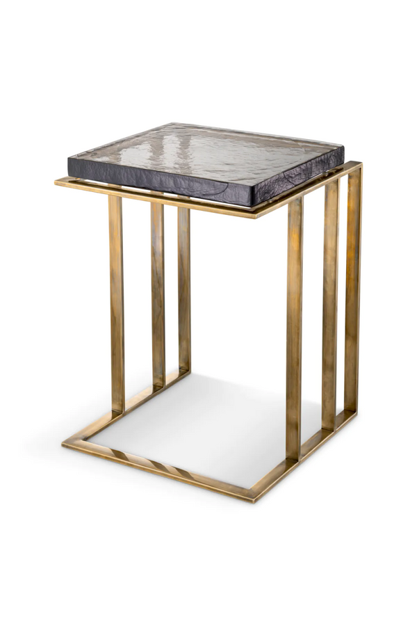 Brass Square Side Table | Eichholtz Crescent