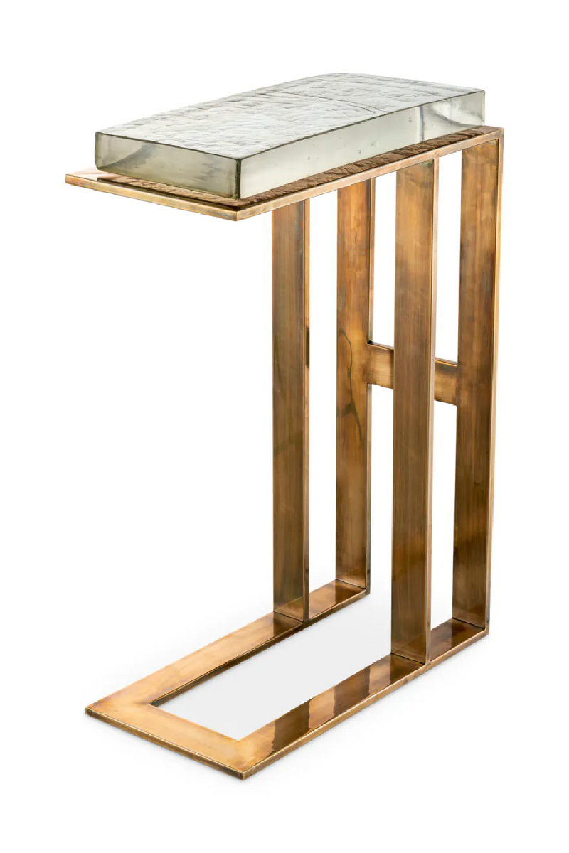 Vintage Brass End Table | Eichholtz Pierre | Eichholtzmiami.com