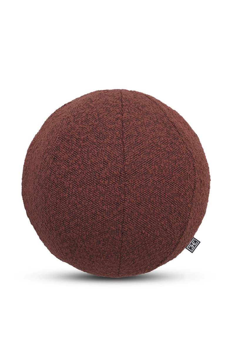 Red Boucle Sphere Cushion | Eichholtz Palla | Eichholtzmiami.com