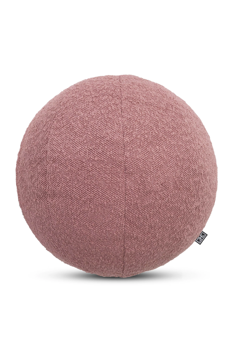 Pink Bouclé Sphere Cushion | Eichholtz Palla | Eichholtzmiami.com