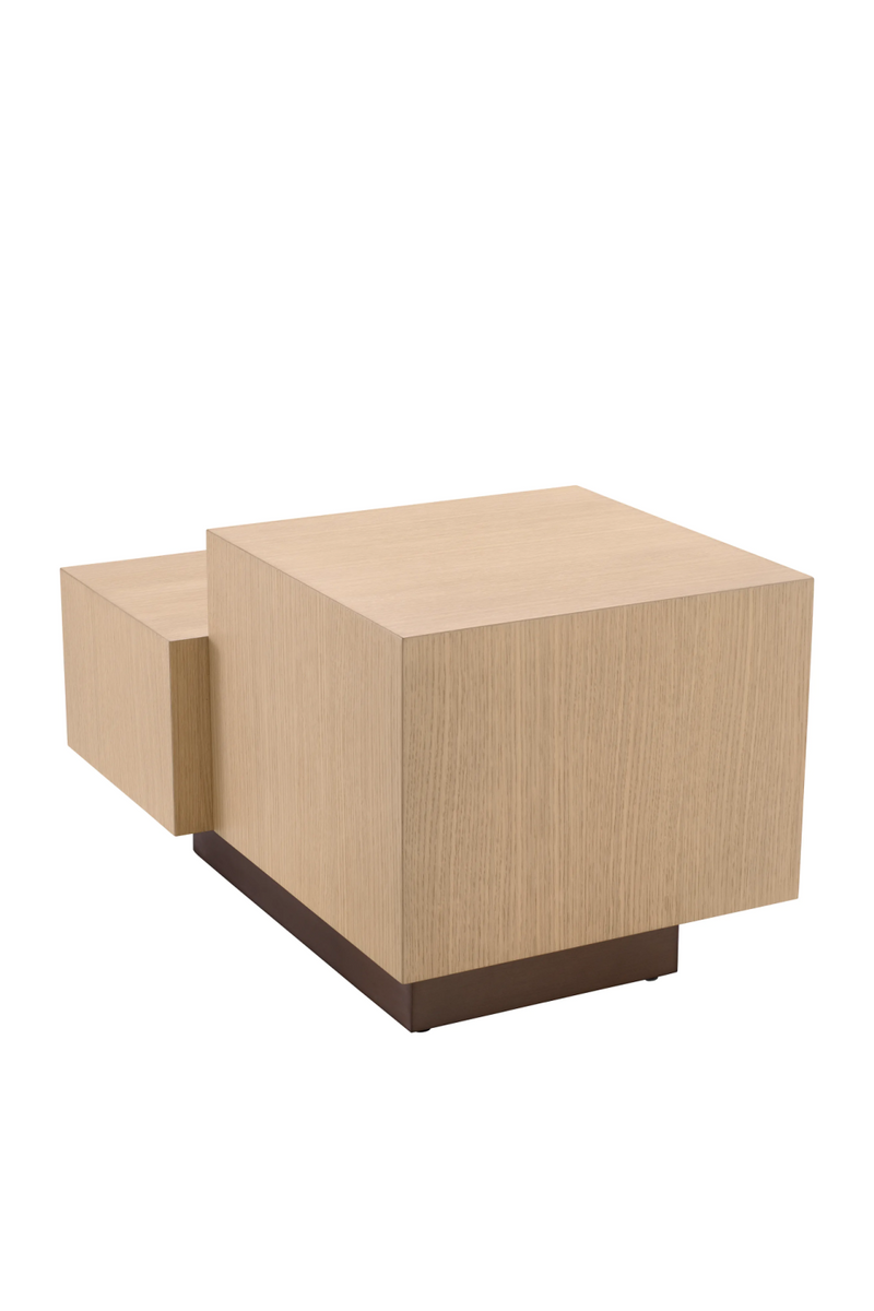 Oak Geometrical Side Table | Eichholtz Nerone  | Eichholtzmiami.com