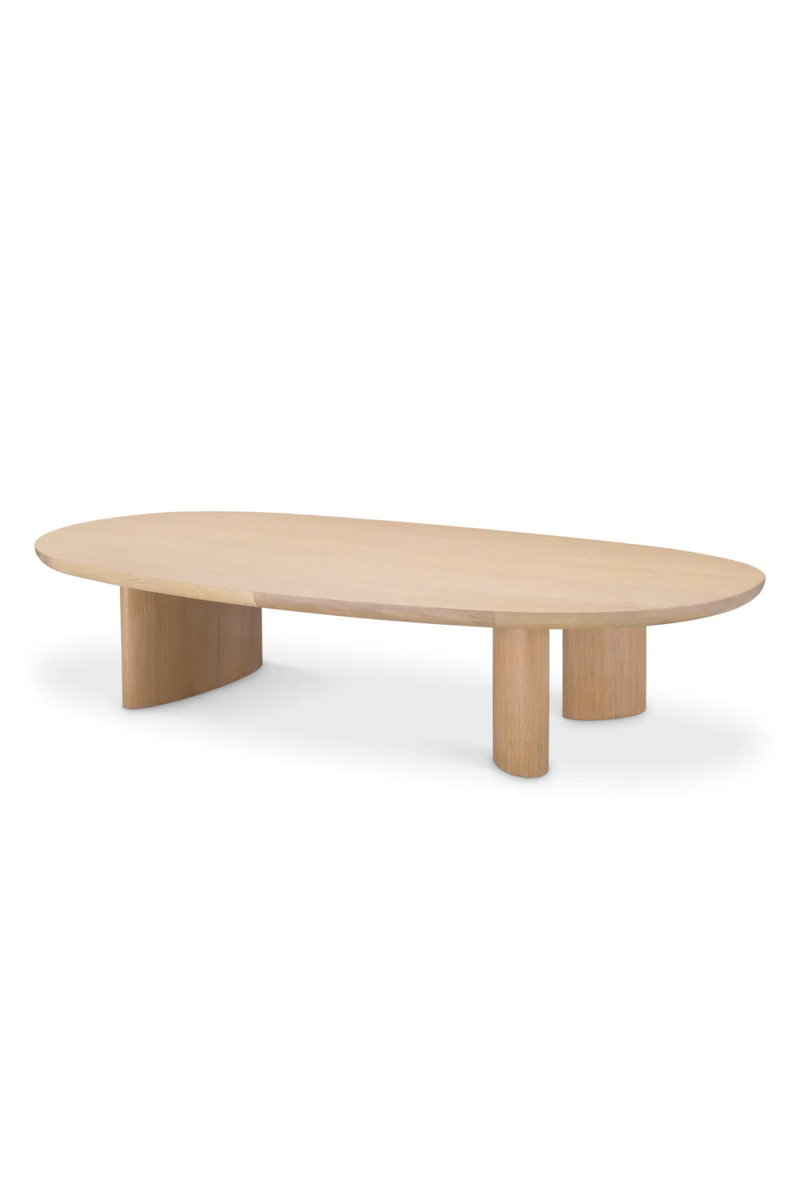 Scandi Oak Oval Coffee Table | Eichholtz Lindner | Eichholtzmiami.com