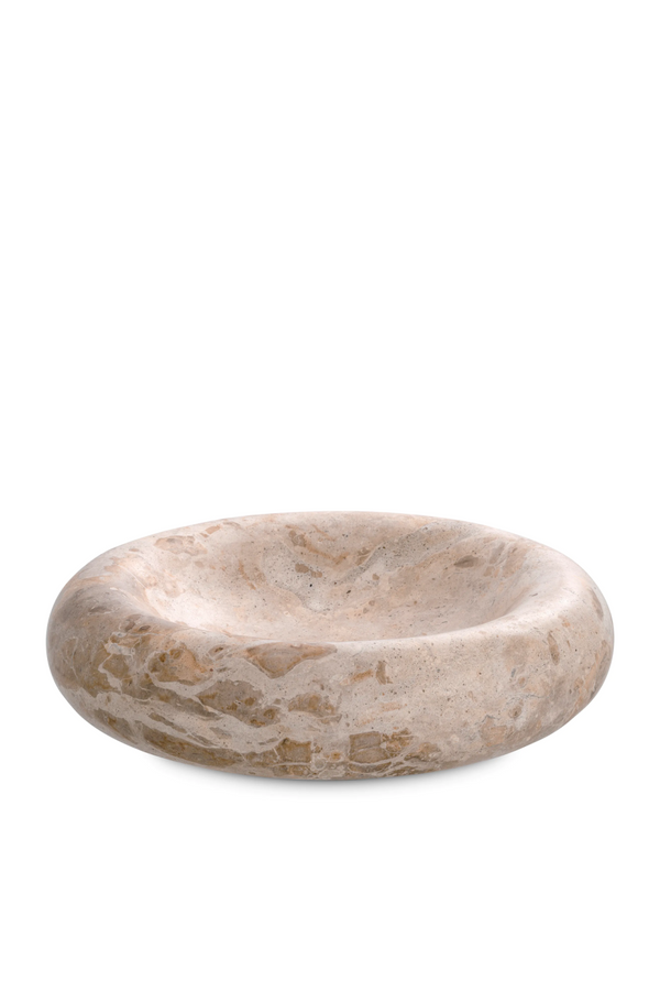 Brown Marble Decorative Bowl L | Eichholtz Lizz | Eichholtzmiami.com