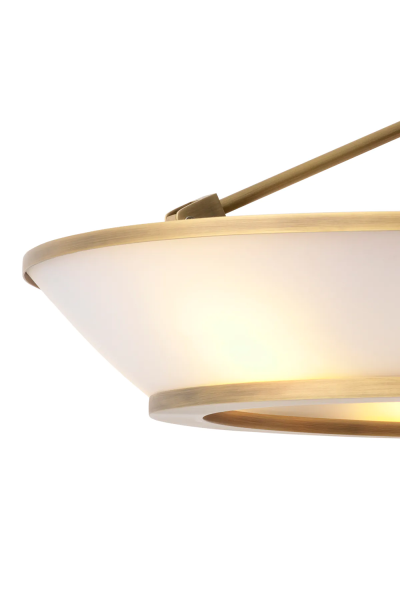 White Glass Ceiling Lamp | Eichholtz Ferette | Eichholtzmiami.com