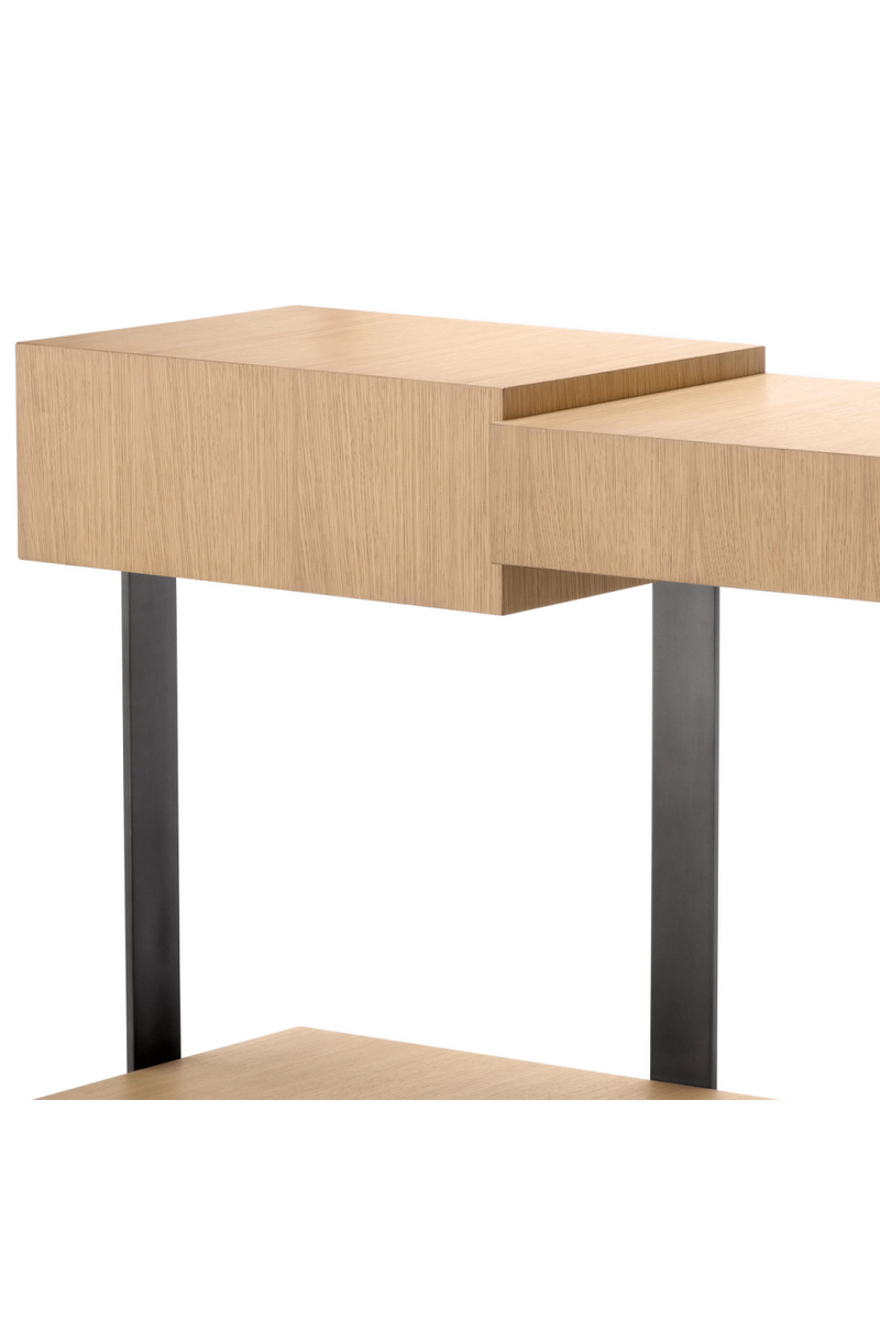 Oak Geometrical Console Table | Eichholtz Nerone | Eichholtzmiami.com