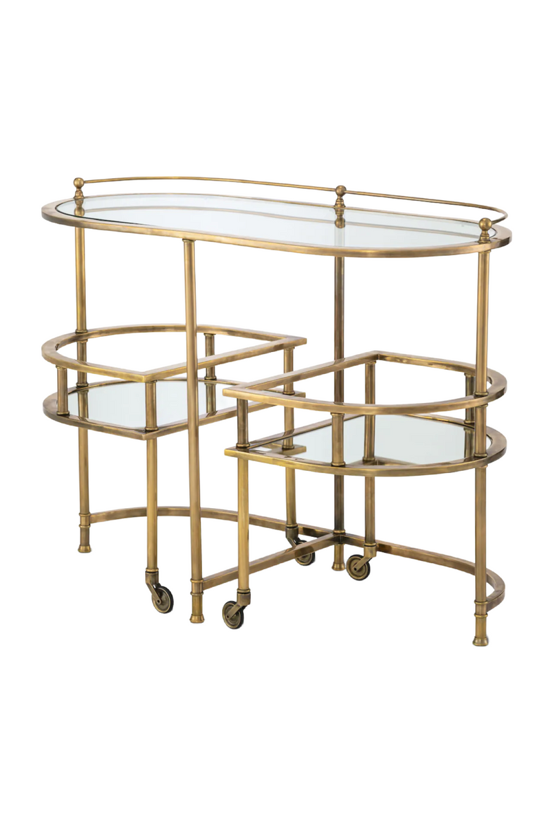 Vintage Brass Trolley | Eichholtz Lavalle | Eichholtzmiami.com