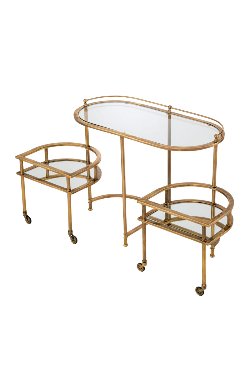 Vintage Brass Trolley | Eichholtz Lavalle | Eichholtzmiami.com