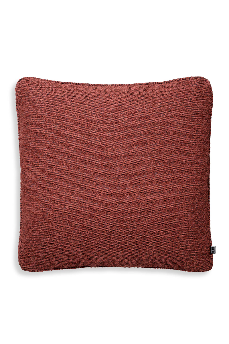Red Bouclé Throw Pillow | Eichholtz | Eichholtzmiami.com