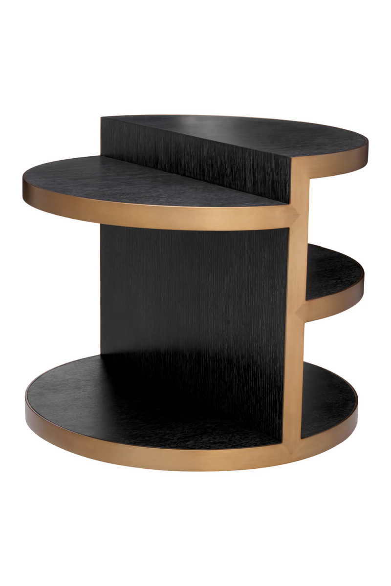 Black Oak Modern Side Table | Eichholtz Nilo | Eichholtzmiami.com