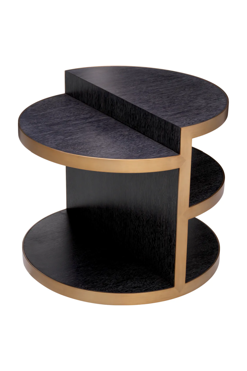 Black Oak Modern Side Table | Eichholtz Nilo | Eichholtzmiami.com