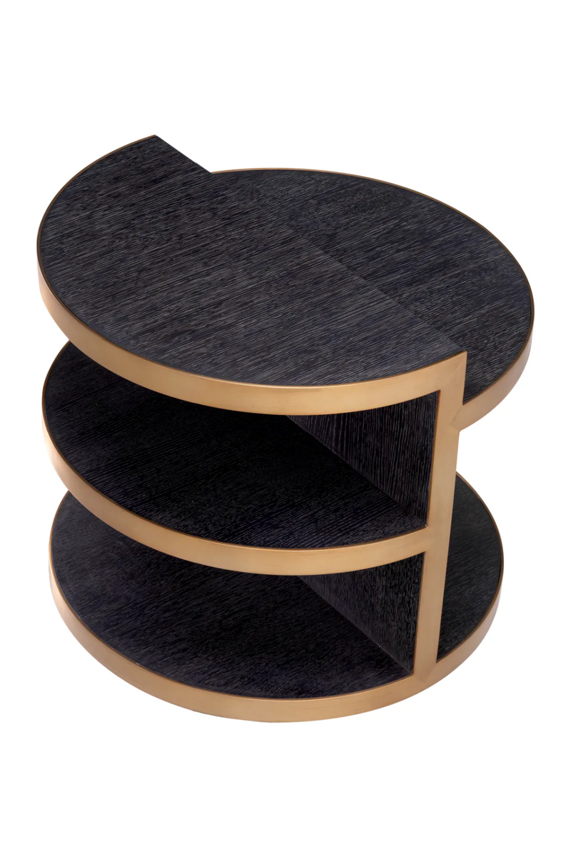 Black Oak Modern Side Table | Eichholtz Nilo | Eichholtzmiami.com