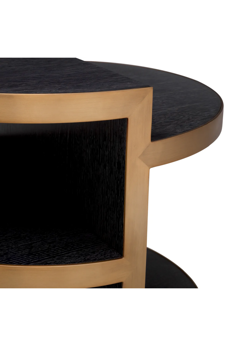 Black Oak Modern Side Table | Eichholtz Nilo | Eichholtzmiami.com