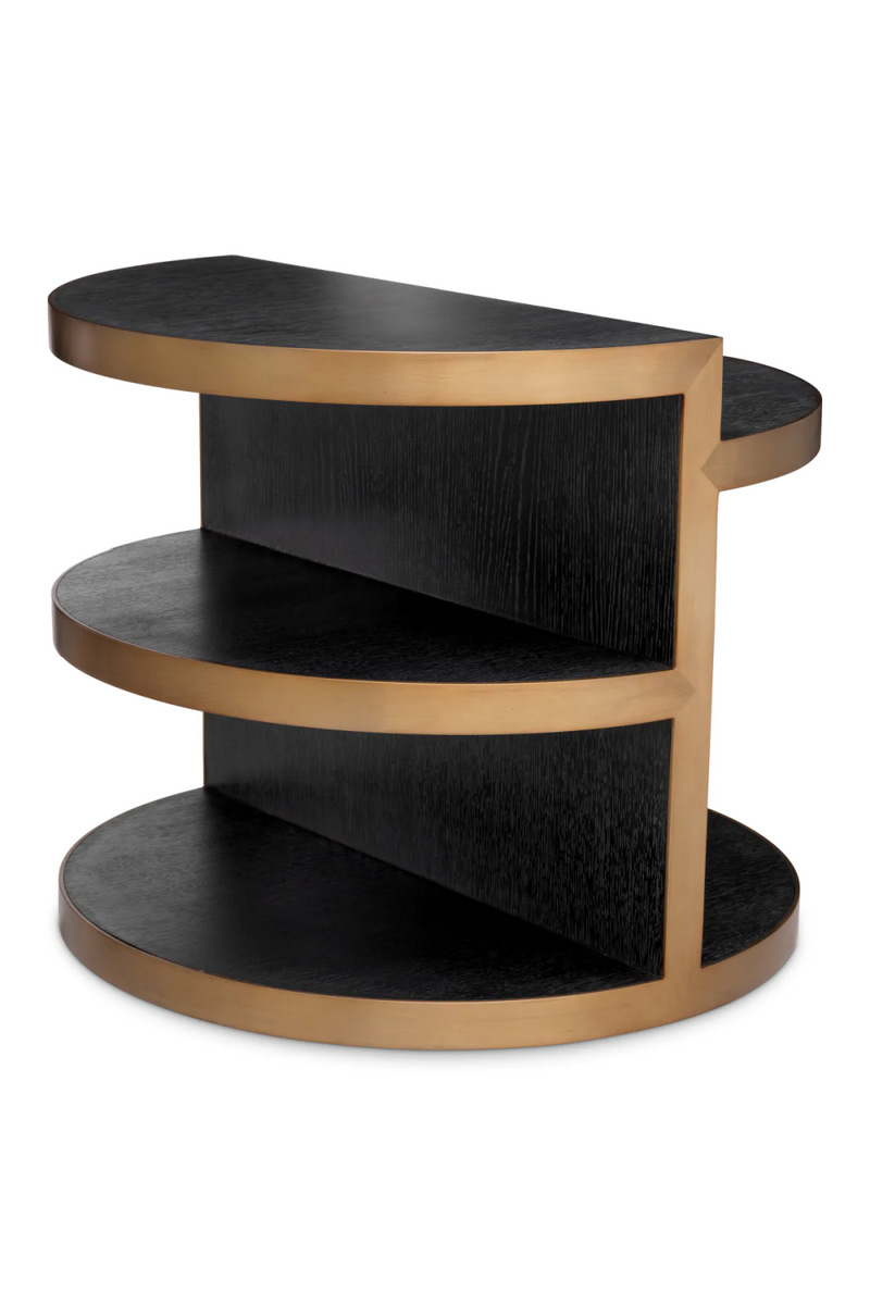 Black Oak Modern Side Table | Eichholtz Nilo | Eichholtzmiami.com