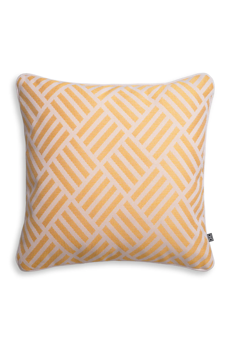 Yellow Printed Cushion | Eichholtz Sonel | Eichholtzmiami.com