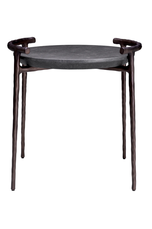 Gray Marble Rustic Side Table | Eichholtz Arca | Eichholtzmiami.com