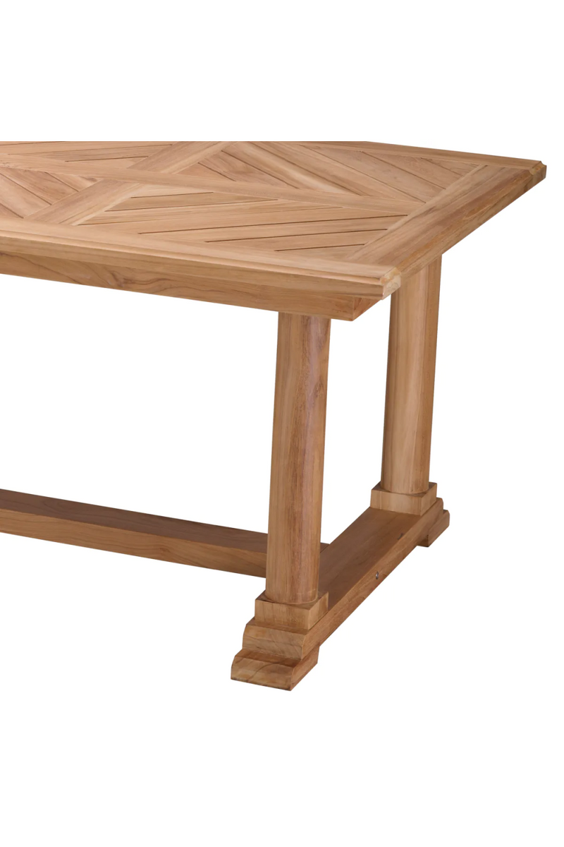 Wooden Outdoor Dining Table | Eichholtz Bell Rive | Eichholtzmiami.com