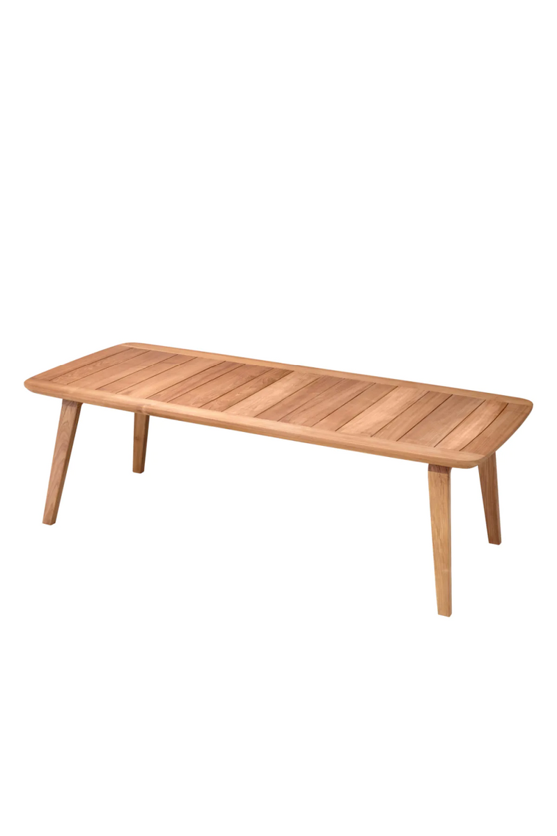 Slatted Teak Outdoor Dining Table | Eichholtz Glover | Eichholtzmiami.com