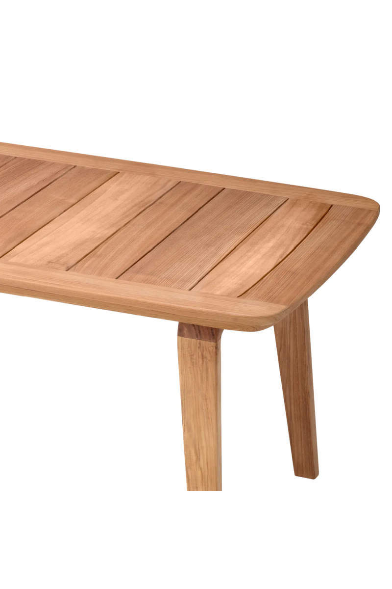 Slatted Teak Outdoor Dining Table | Eichholtz Glover | Eichholtzmiami.com