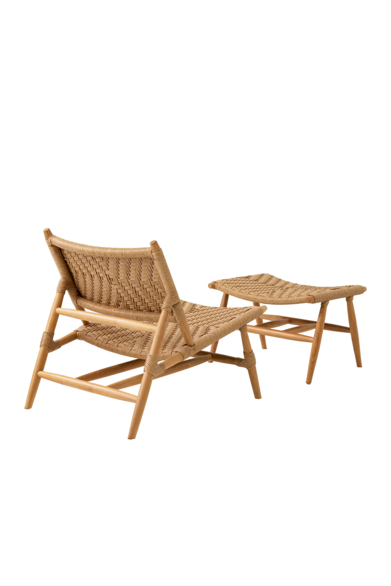 Weave Outdoor Chair & Foot Stool | Eichholtz Laroc | Eichholtzmiami.com