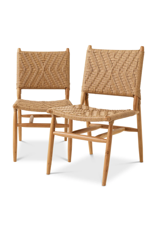 Weave Outdoor Dining Chair Set (2) | Eichholtz Laroc  | Eiccholtzmiami.com