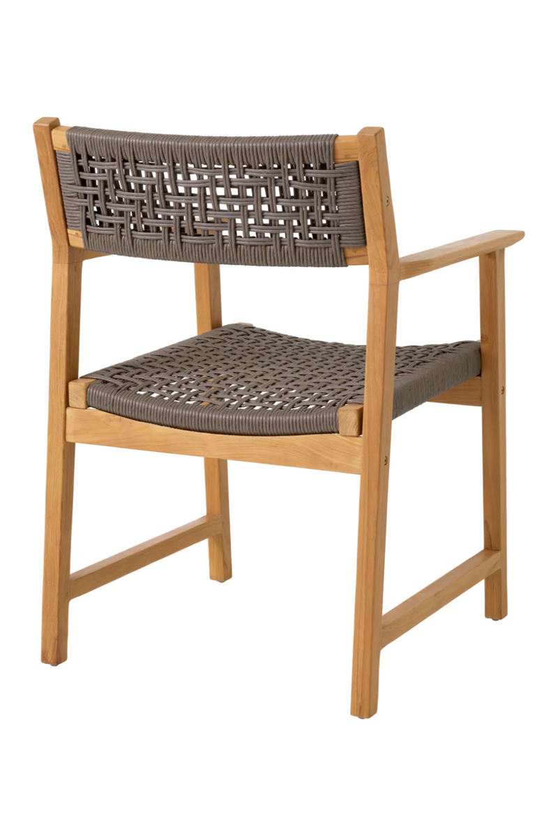 Gray Weave Outdoor Dining Chairs (2) | Eichholtz Cancun | Eiccholtzmiami.com