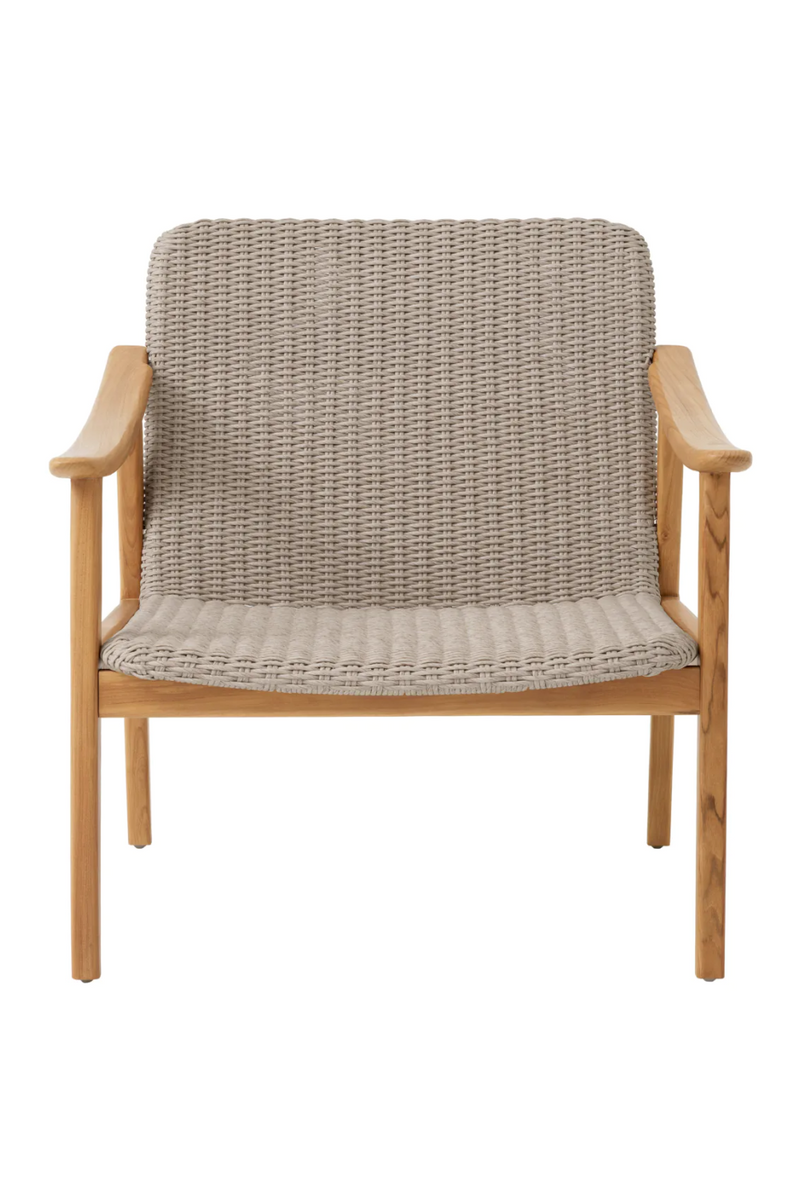 Taupe Weave Outdoor Lounge Chair | Eichholtz Honolulu | Eiccholtzmiami.com