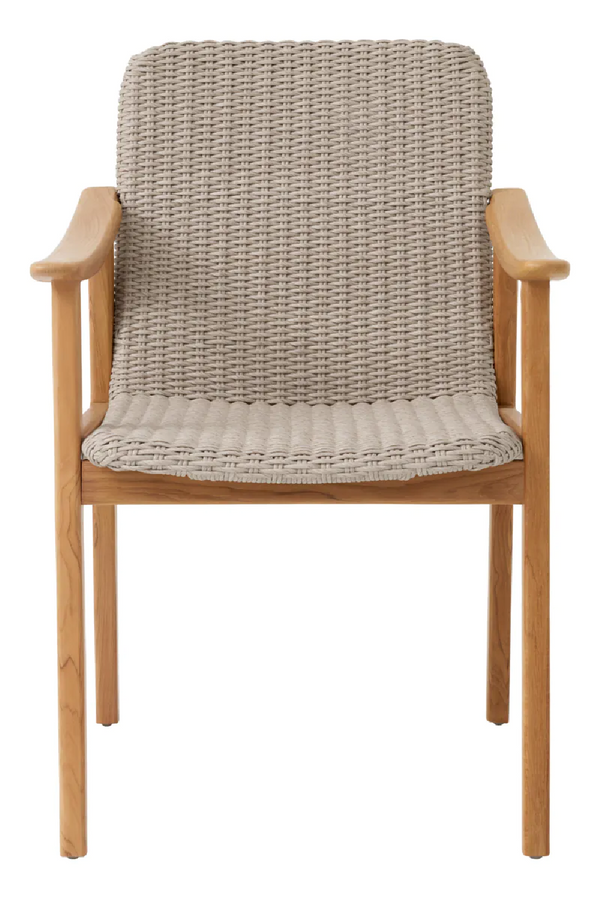 Taupe Weave Outdoor Dining Chair | Eichholtz Honolulu | Eiccholtzmiami.com