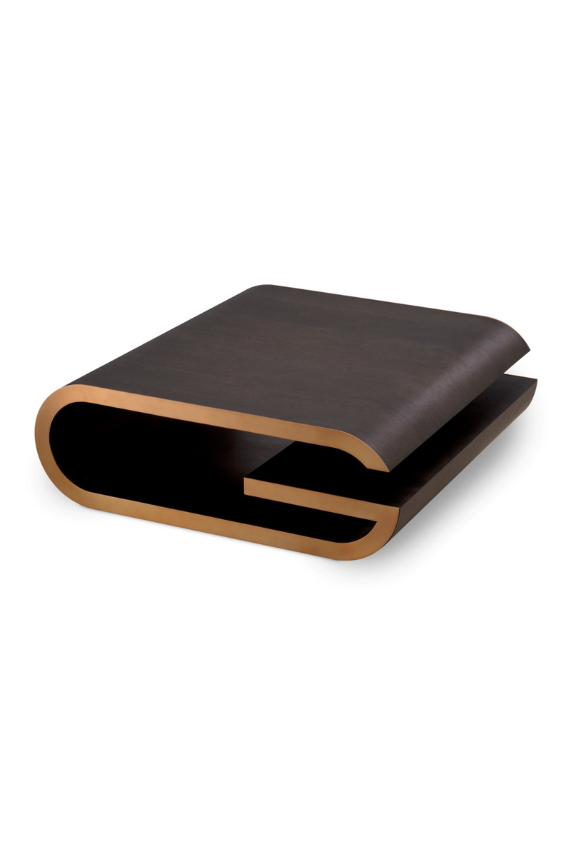 Brown Oak Modern Coffee Table | Eichholtz Galan | Eichholtzmiami.com