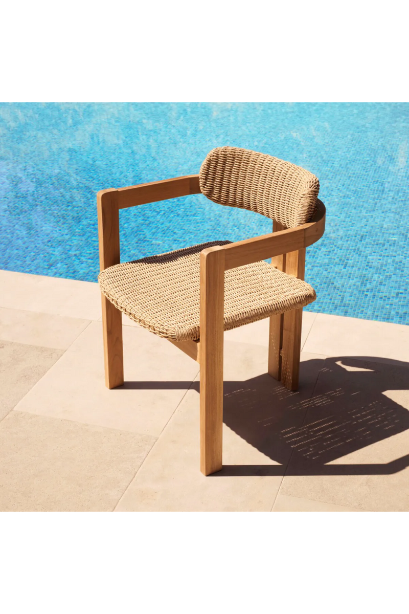 Modern Wooden Outdoor Dining Chair | Eichholtz Donato | Eichholtzmiami.com