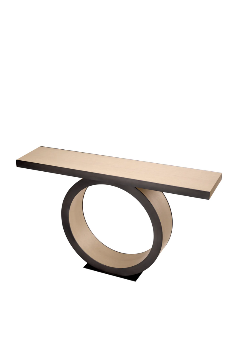 Oak Ring Console Table | Eichholtz Odis | Eichholtzmiami.com