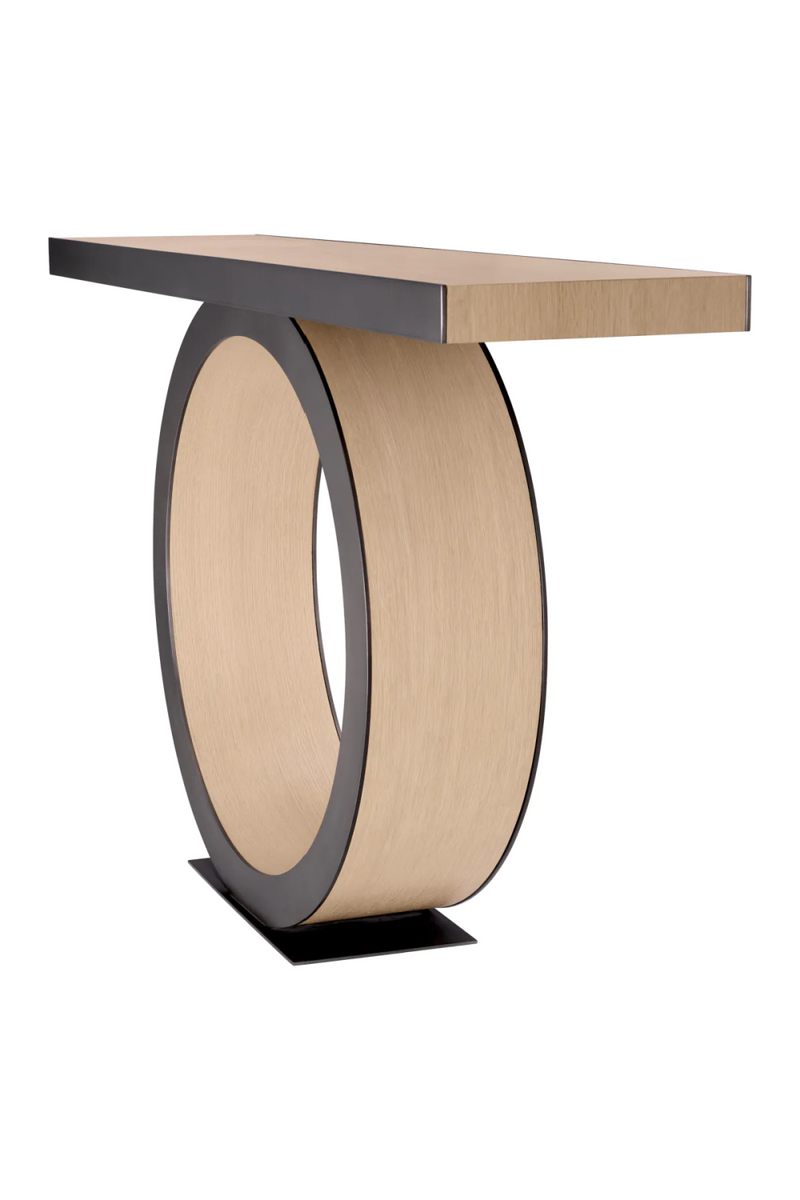 Oak Ring Console Table | Eichholtz Odis | Eichholtzmiami.com